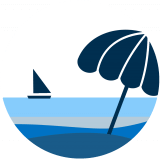 Vízparti elhelyezkedés, privát strand